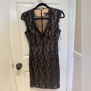 INC Black lace dress (size 8)